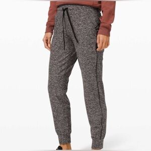 Lululemon Ready to Rulu Joggers, Heathered Black, Size 8